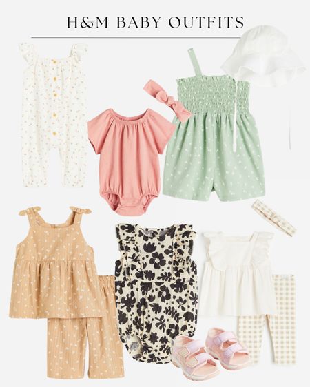 H&M baby girl outfits! 

Baby summer outfits, outfits for 1 year old

#LTKbaby #LTKunder50