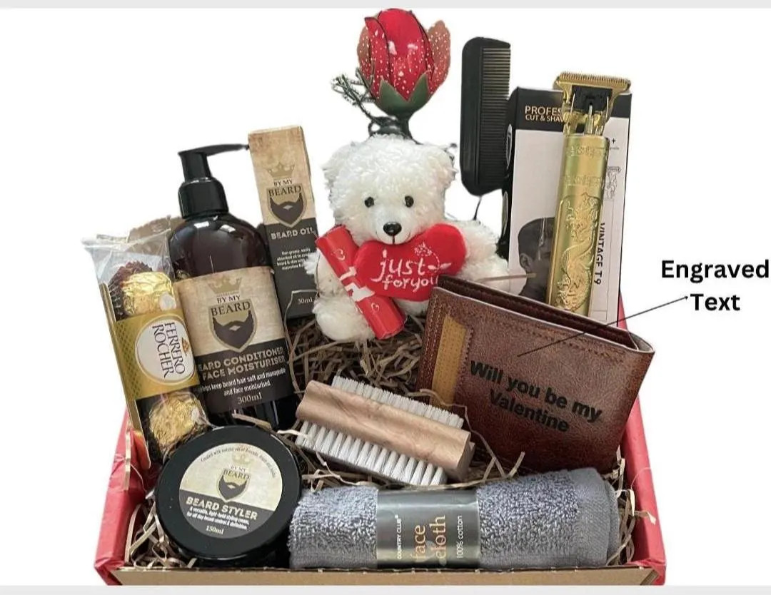 Personalised Men’s Beard Grooming Gift Box for Him. Valentine’s Day Gift, Spa gift for him, F... | Etsy (US)