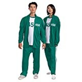Disguise unisex adult Squid Game Player 456 Costume, Official Squid Game Tracksuit Sized Costumes, As Shown, Small US | Amazon (US)