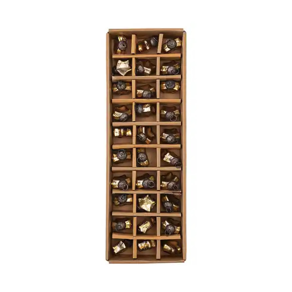 Glass Star Ornaments in Kraft Box, Set of 30 - 15.0"L x 5.0"W x 1.5"H - Bed Bath & Beyond - 38972... | Bed Bath & Beyond