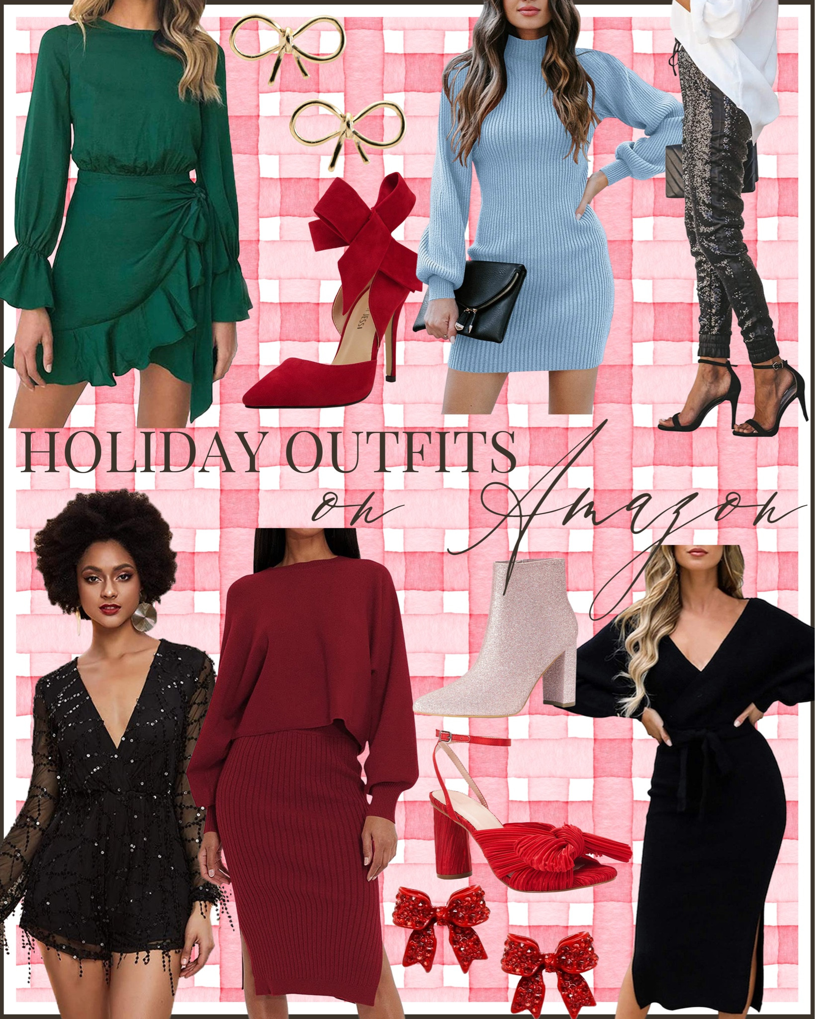 Amazon holiday outfits! 

#LTKstyletip #LTKSeasonal #LTKHoliday