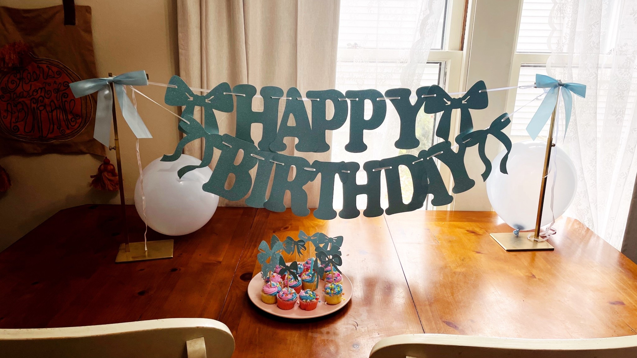 Birthday decorations for our two year old 