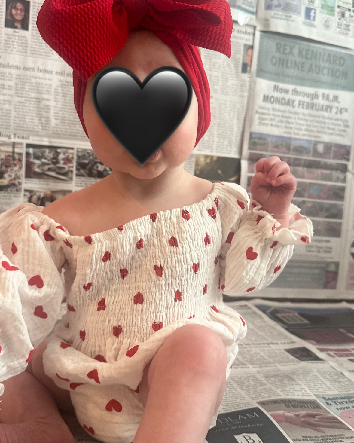 Cutest baby girl valentine romper ❣️ 

#valentinephotoshoot

#LTKBaby #LTKMostLoved #LTKSeasonal