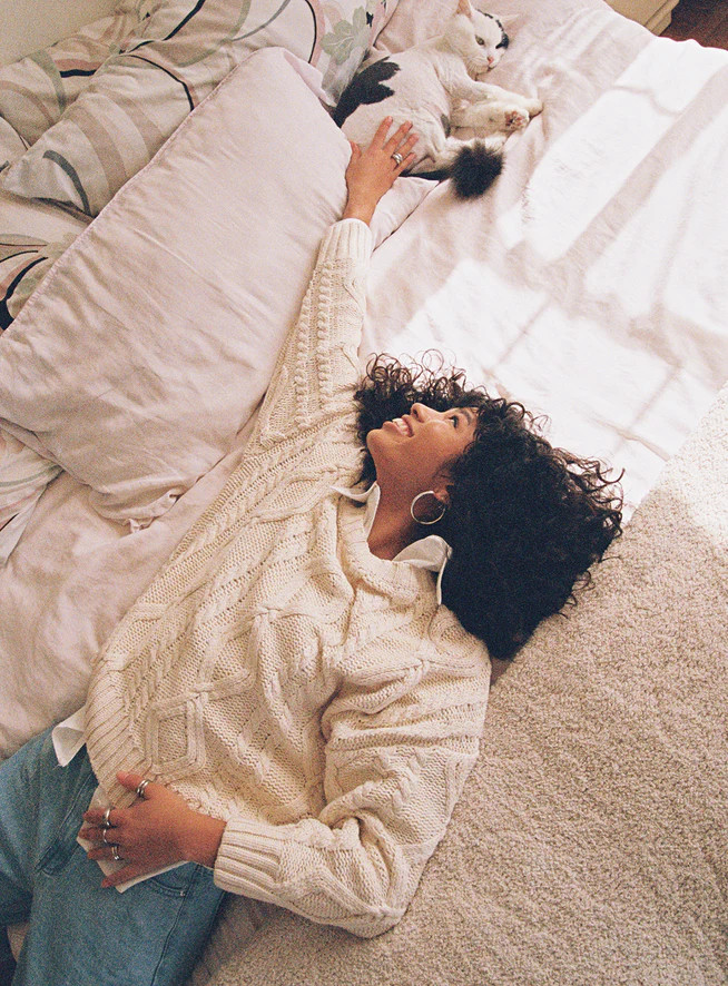 Anaya Oversized Sweater Beige | Princess Polly US