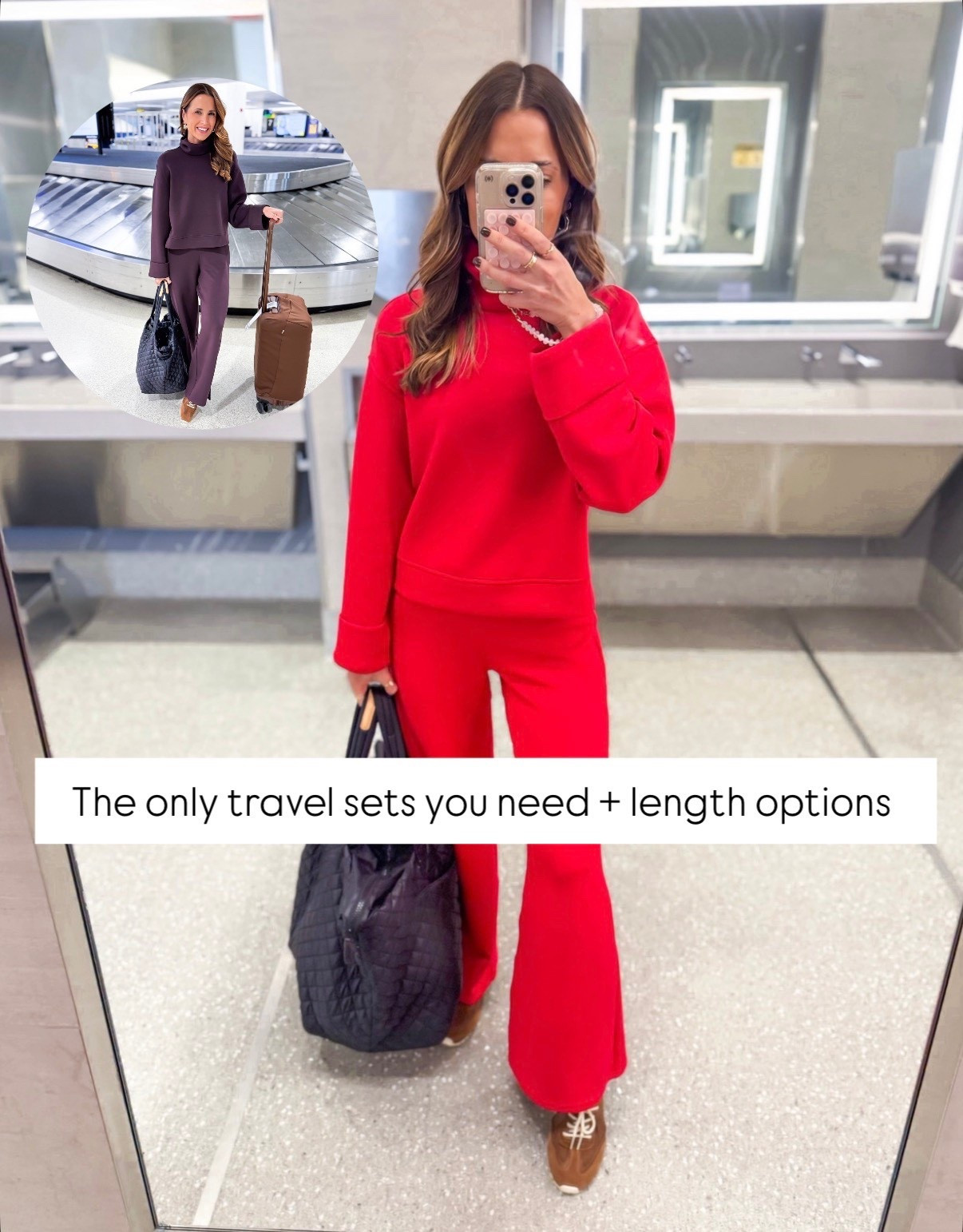 Expensive stuff that is 1,000% worth it! Love these Spanx matching sets! XS petite in pants and XS in tops and jackets. Travel outfit. Athleisure. What I’m wearing to the airport. 

#LTKdayinmylife #LTKootd #LTKTravel