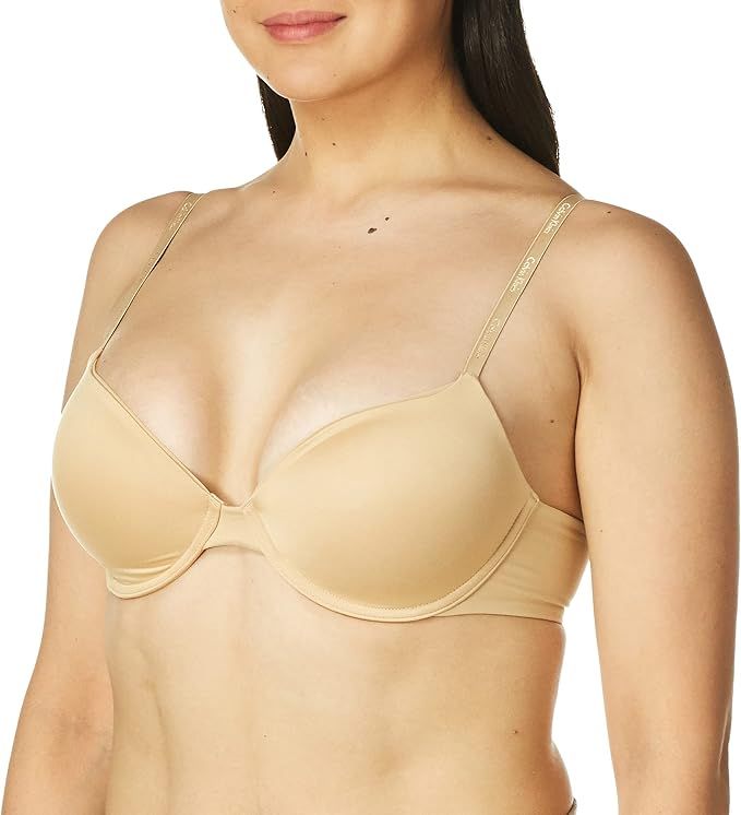 Calvin Klein Womens Constant Convertible Strap Lightly Lined Demi Bra | Amazon (US)