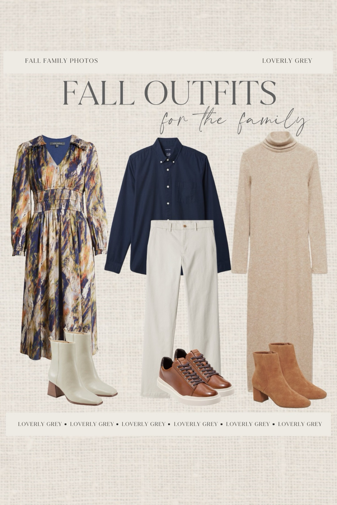 Love these colors for fall family photos! 

Loverly Grey, fall outfits, fall family photos

#LTKSeasonal #LTKStyleTip #LTKFamily