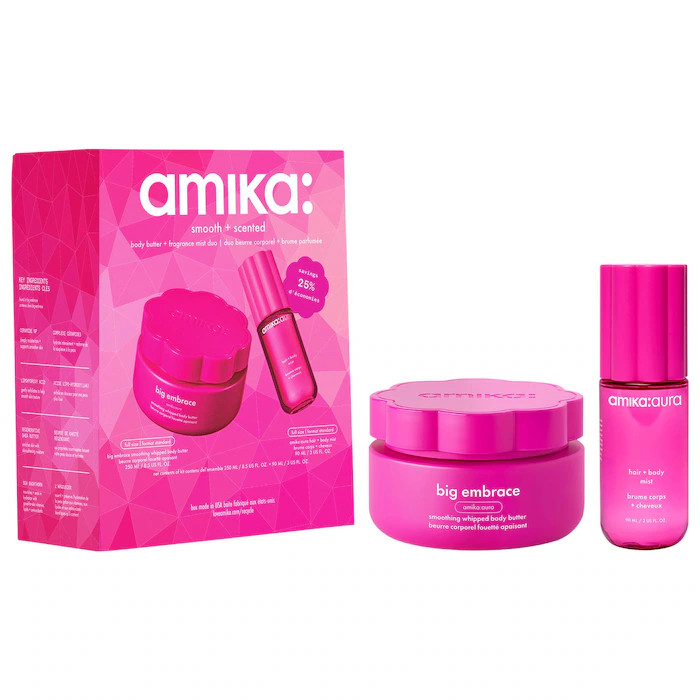 Smooth + scented body butter and fragrance mist duo - amika | Sephora | Sephora (CA)