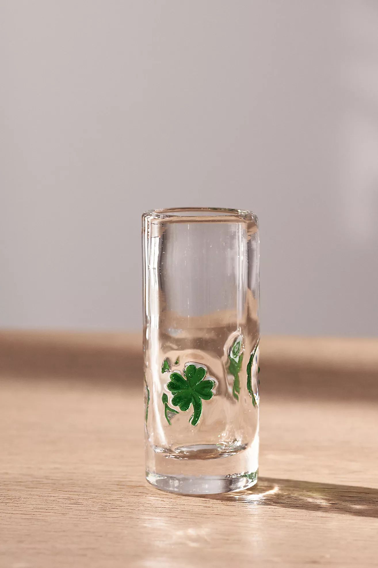 Icon Shot Glass, Anthropologie Shot Glass, Anthropologie Bar, Saint Patricks Day, Clover Glass | Anthropologie (US)