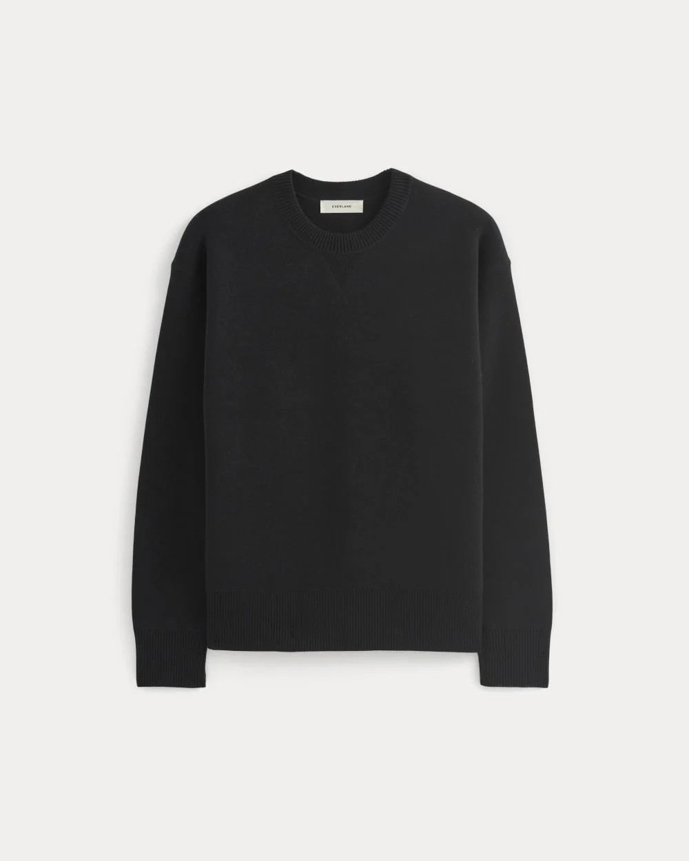 Luxe Merino Double-Knit Sweater | Black | Everlane