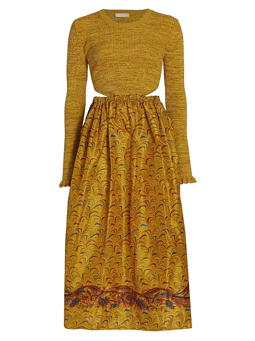 Marcellina Cut-Out Midi-Dress | Saks Fifth Avenue