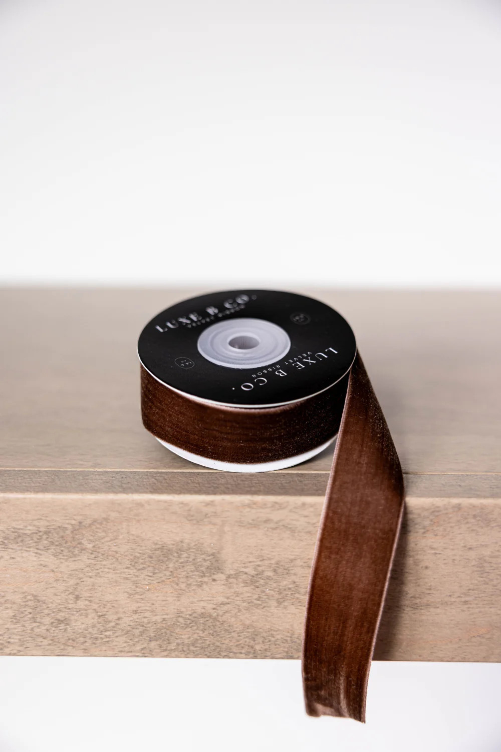 Brown Velvet Ribbon Holiday Decor | Luxe B Co