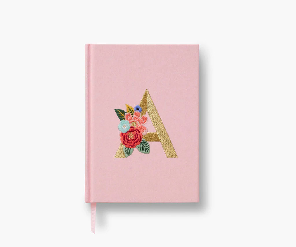 Embroidered Monogram Journal | Rifle Paper Co.
