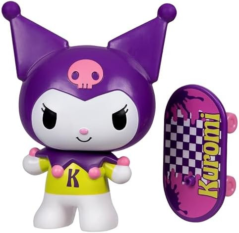 Jazwares Hello Kitty® and Friends - 4” Kuromi™ Premier Figure with a Skateboard - Series 2 -... | Amazon (US)