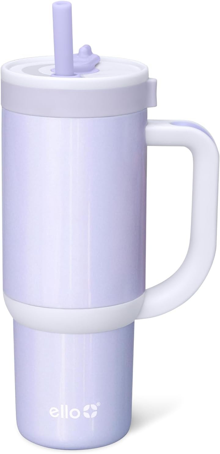 Ello Oasis 18oz Stainless Steel Kids Tumbler with Handle & Retracting Straw, 100% Leakproof, Doub... | Amazon (US)