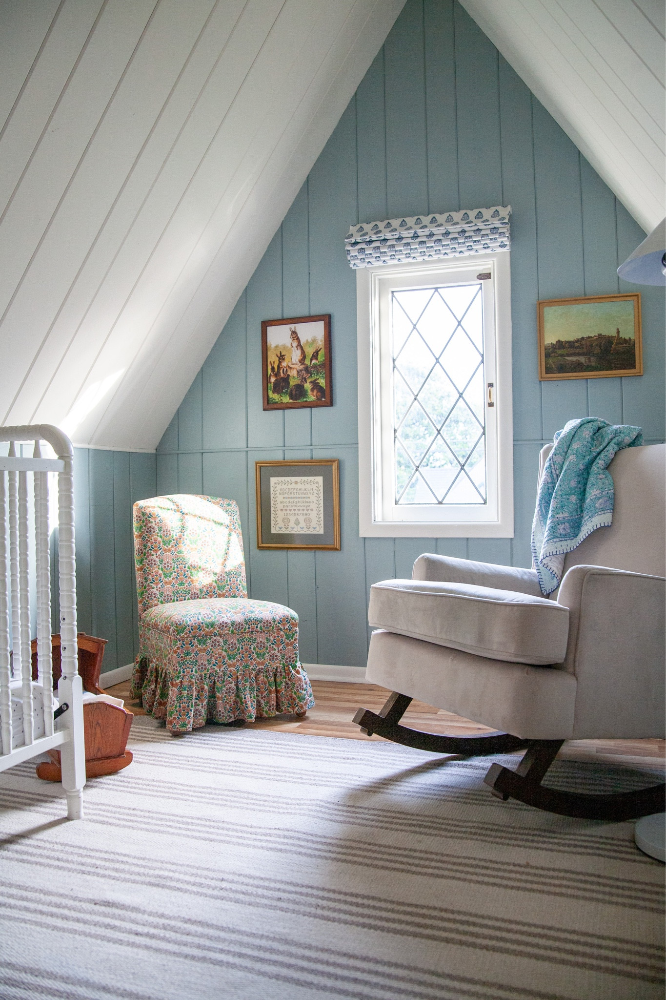 Lucy’s room showing off again.
“Doodnight, Mama,” after her songs every night and nap. Ugh she is the best. 💕
Thinking of doing some more of these DIY custom fabric Roman shades for the breakfast nook (4 windows)… yes??

#LTKbaby #LTKhome #LTKfamily
