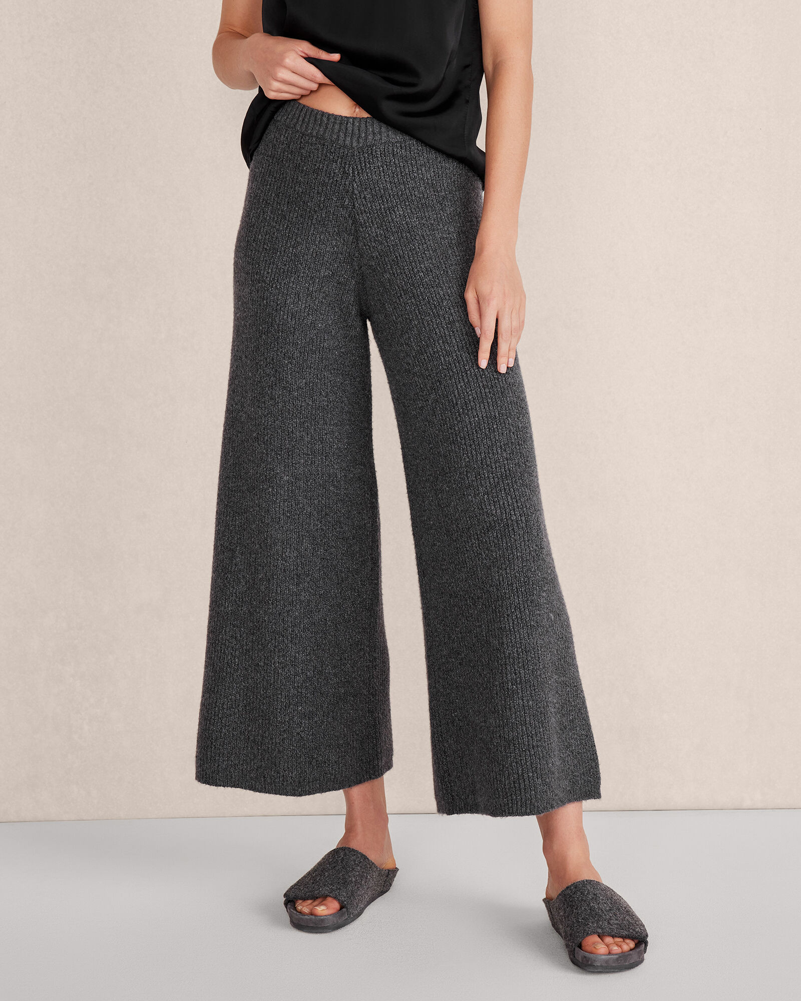 Organic Cotton Blend Wide Leg Pants | Haven Well Within
