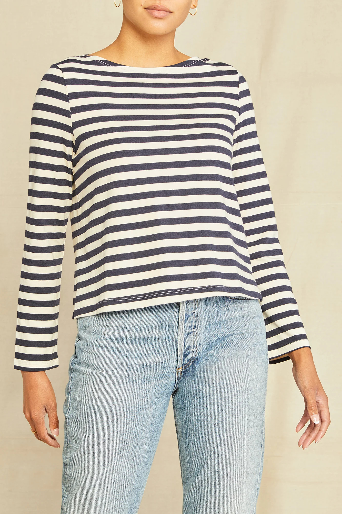 Cecelia Long Sleeve Reverie Knit Tee | Amour Vert