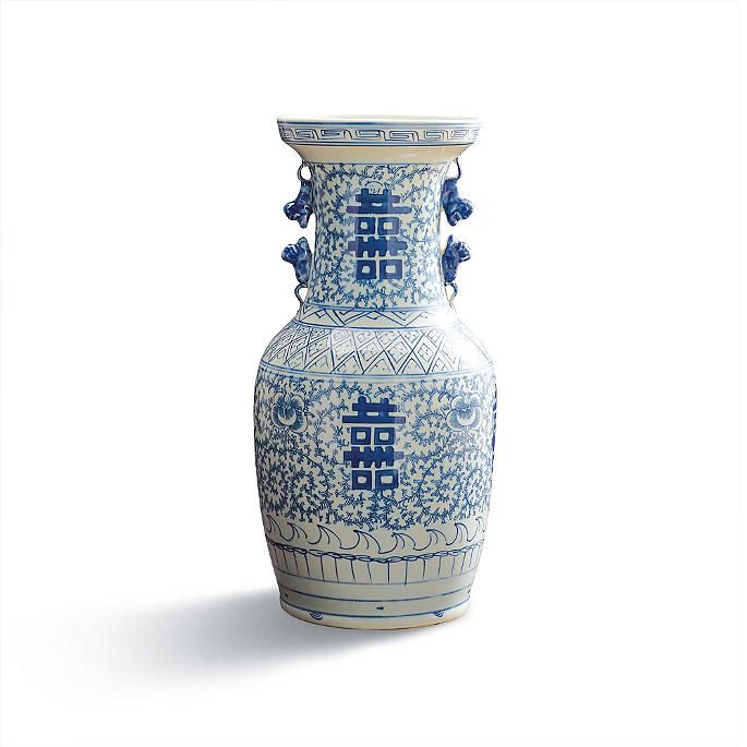 Chinoiserie Happiness Vase | Frontgate | Frontgate