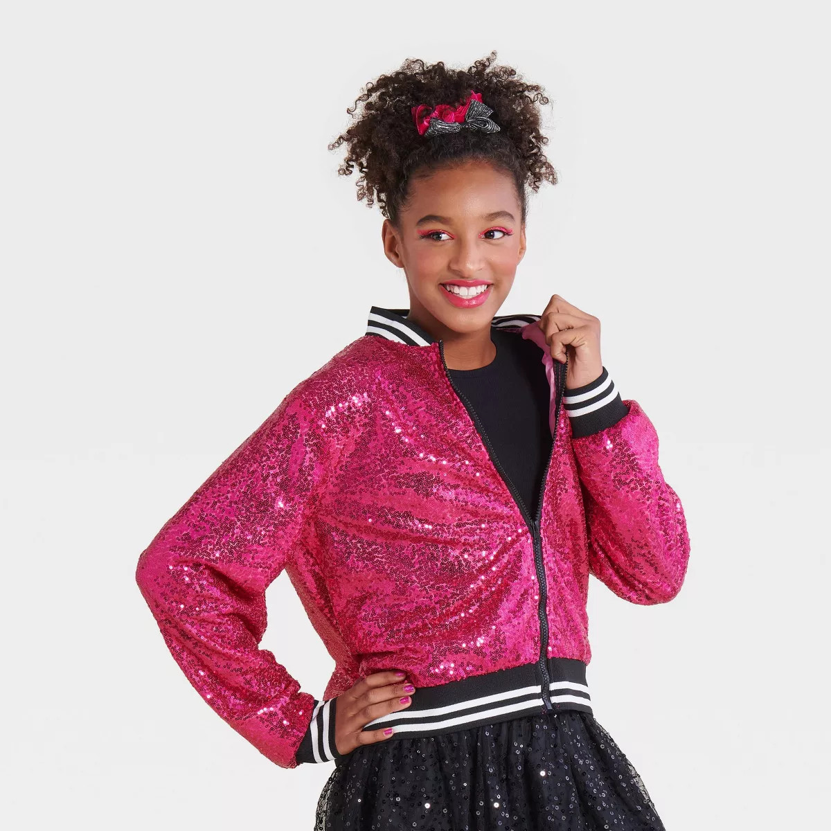 Kids' Popstar Sequin Halloween Costume Jacket One Size Fits Most - Hyde & EEK! Boutique™ | Target