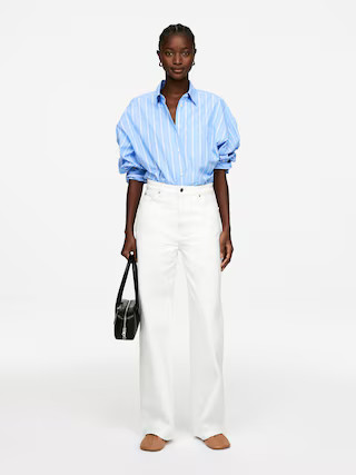 LUPINE Flared Jeans – White – Women – ARKET GB | Arket UK