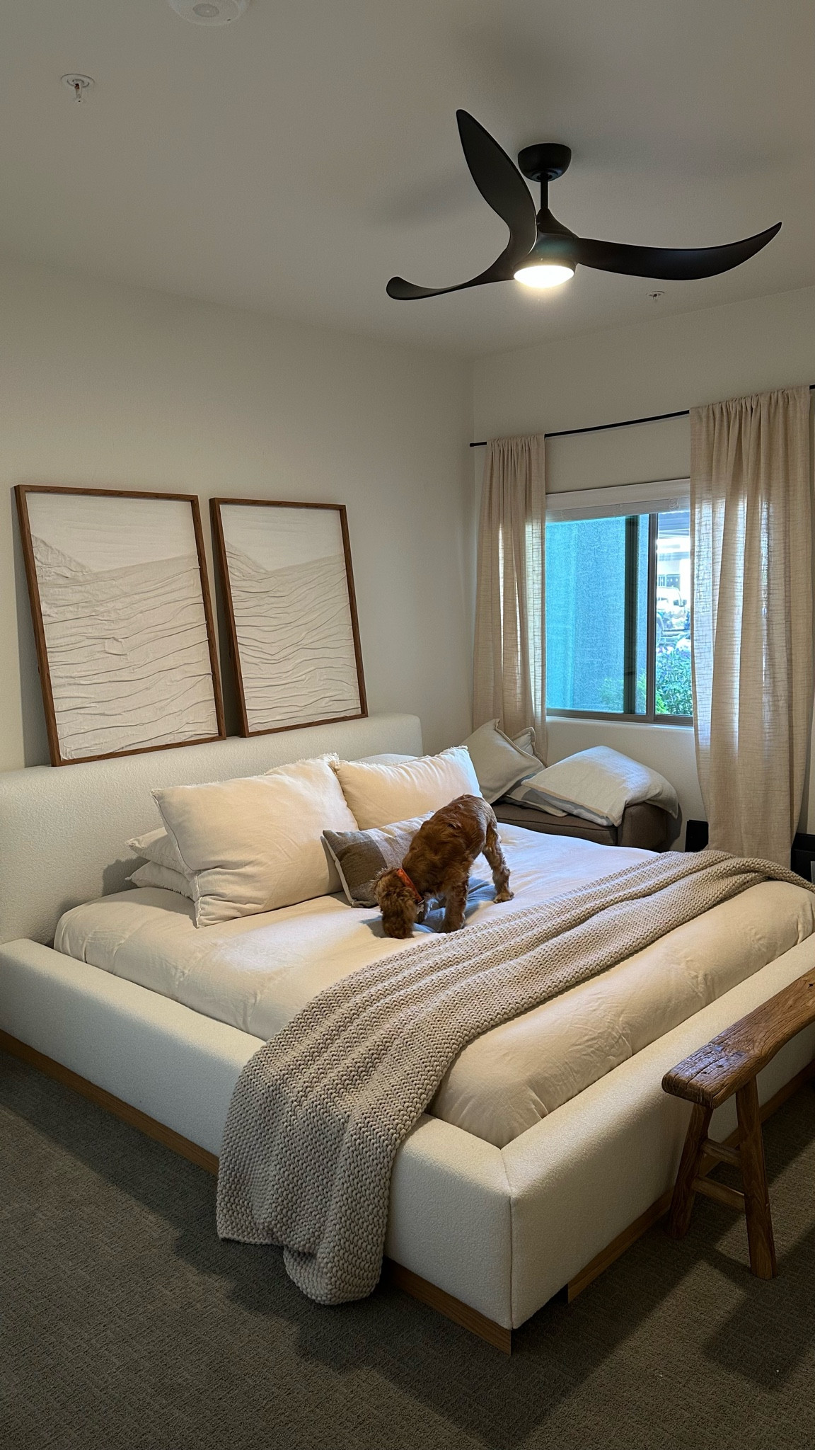 Bed + mattress linked 