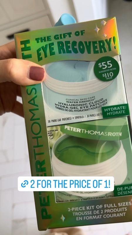 Plus FREE product with purchase 🥳 Love these eye gels and sale is too good to pass up! Peter Thomas Roth 🙌🏼 

#LTKsalealert