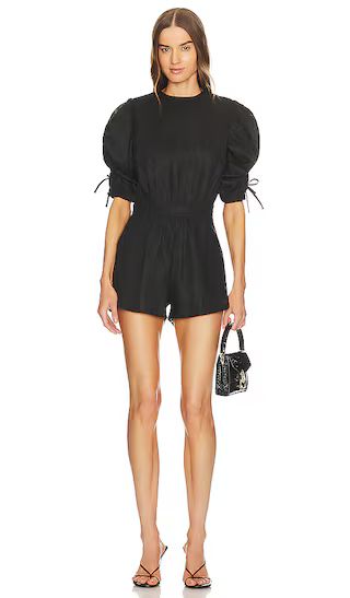 Sofia Romper in Black | Revolve Clothing (Global)