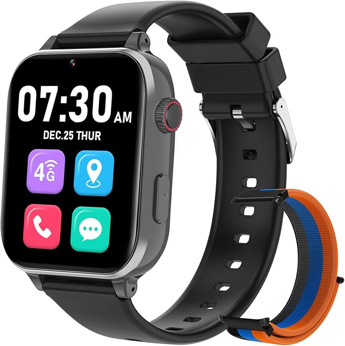 Kids Smartwatch for Boys Girls with GPS Tracker 4G LTE Calling & Real-Time Location Tracking, Kid... | Amazon (US)