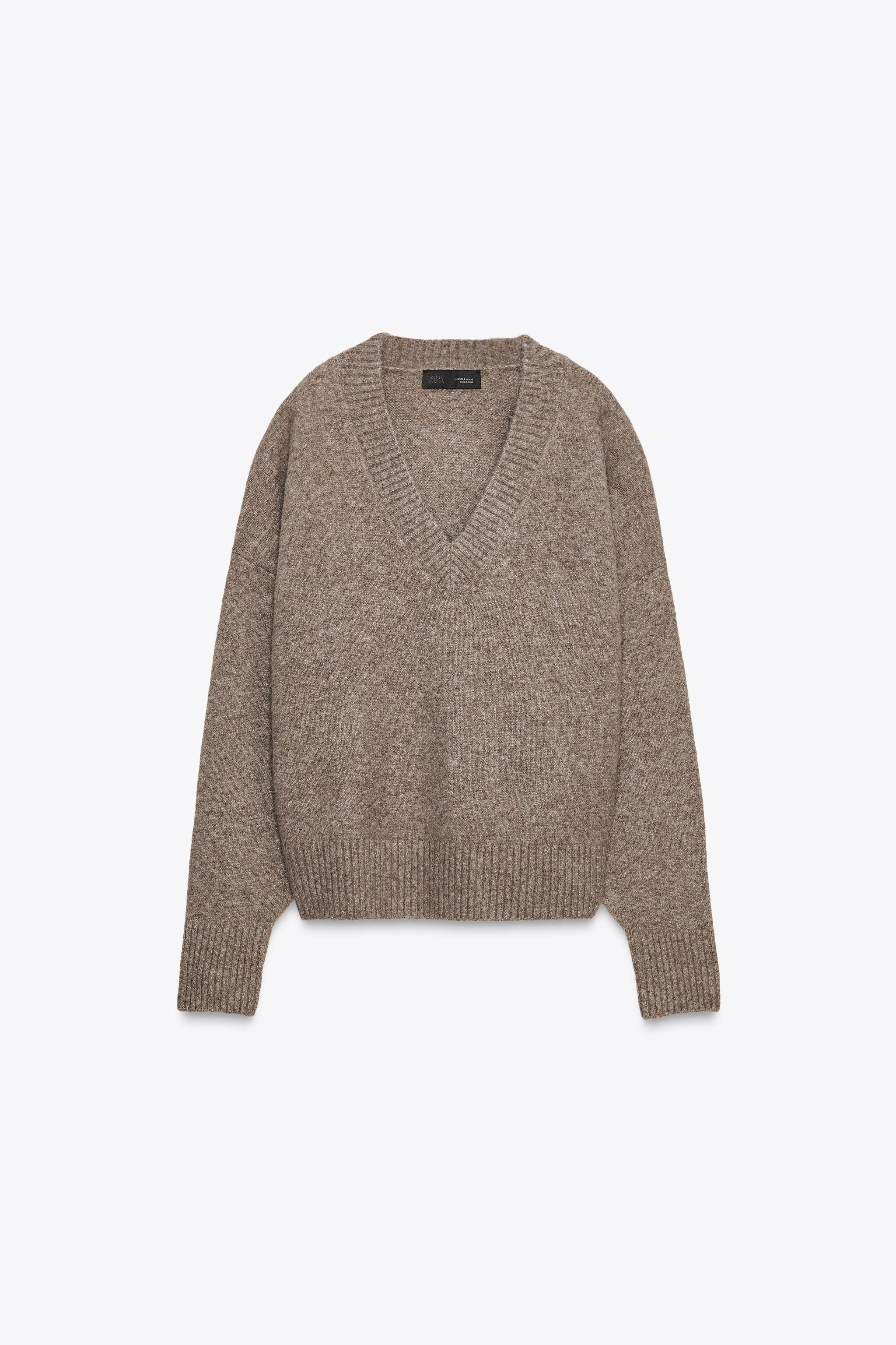 SOFT KNIT V-NECK SWEATER | Zara Canada
