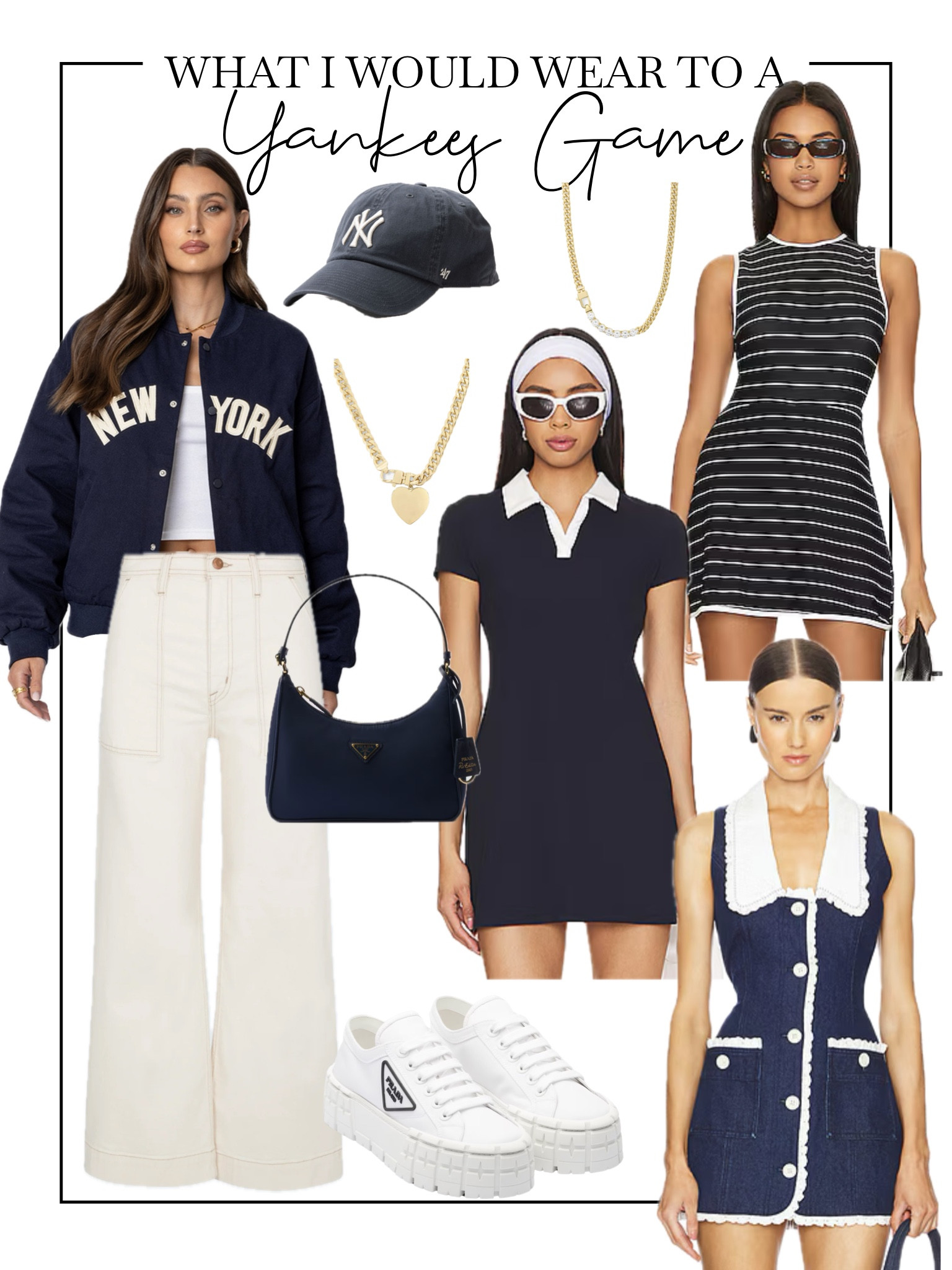 It’s that time again! I’m doing the “what I would wear” series for all 30 MLB teams. I’ve been to more games than I’ll ever be able to count so we’re doing outfits that are anything but basic and the same old same old.

So ladies, put away your converse, shorts, and team tee..we’re stepping it up this season 💅🏼
MLB wife, Yankees outfit ideas, baseball outfit ideas, baseball game outfit, spring training outfit


#LTKSpringSale #LTKStyleTip #LTKSeasonal