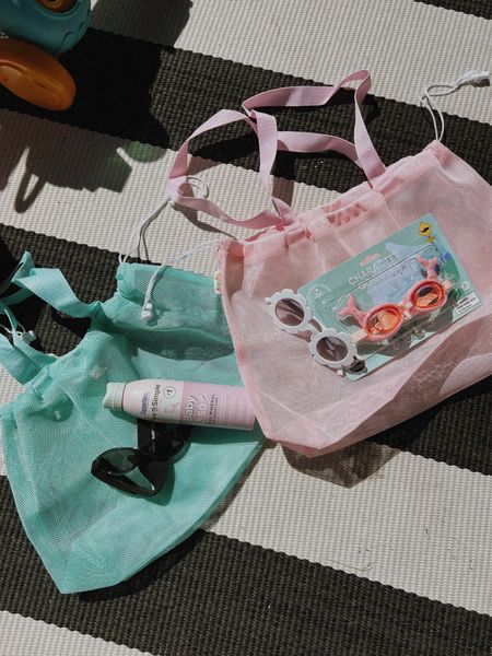 2 pack mesh pool / beach bags for kids!! 

#LTKkids #LTKSeasonal #LTKitbag