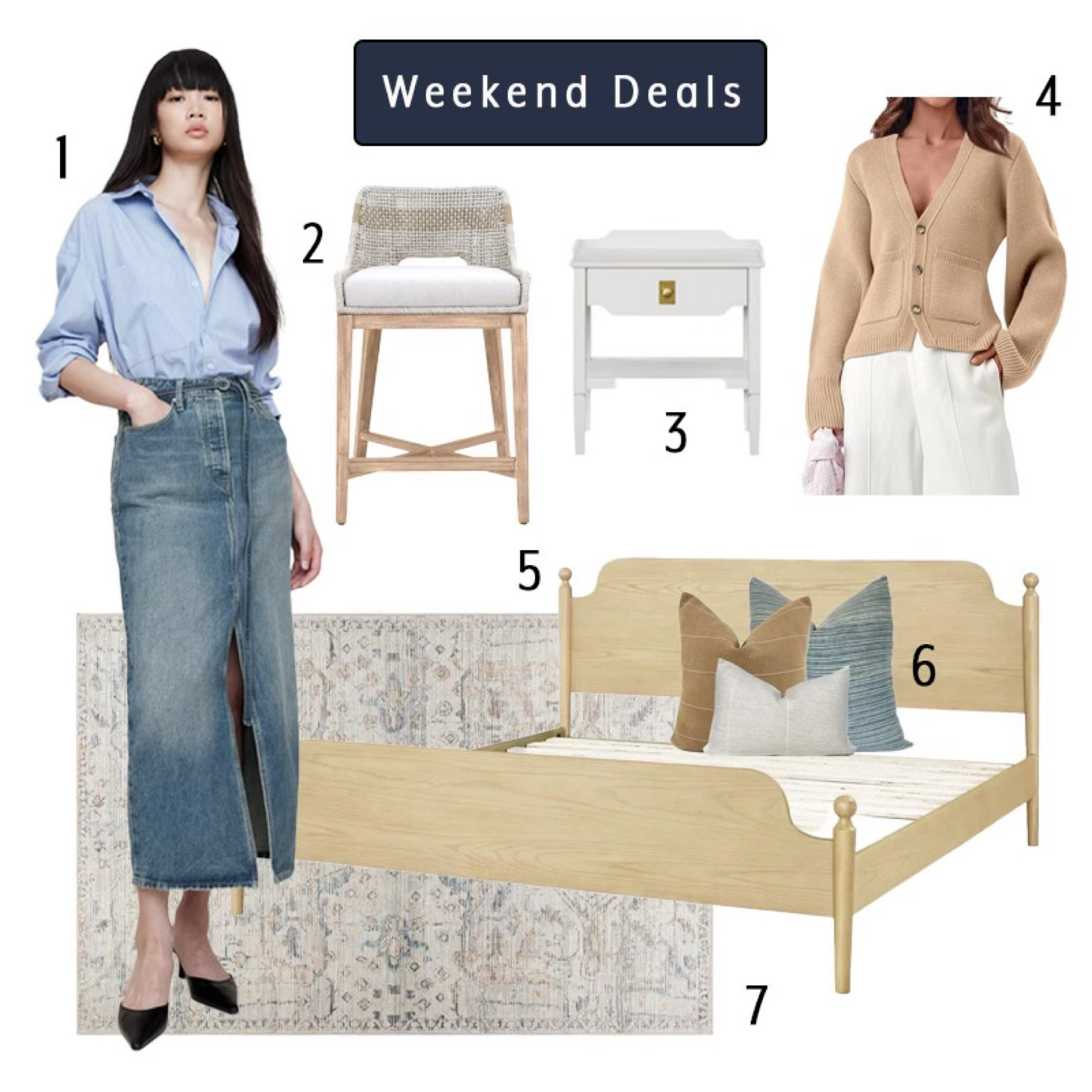 Shop our weekend deal picks for fashion and home decor on sale or for great buys!