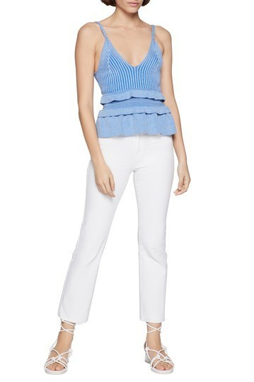 V-Neck Tiered Sweater Tank | Nordstrom Rack