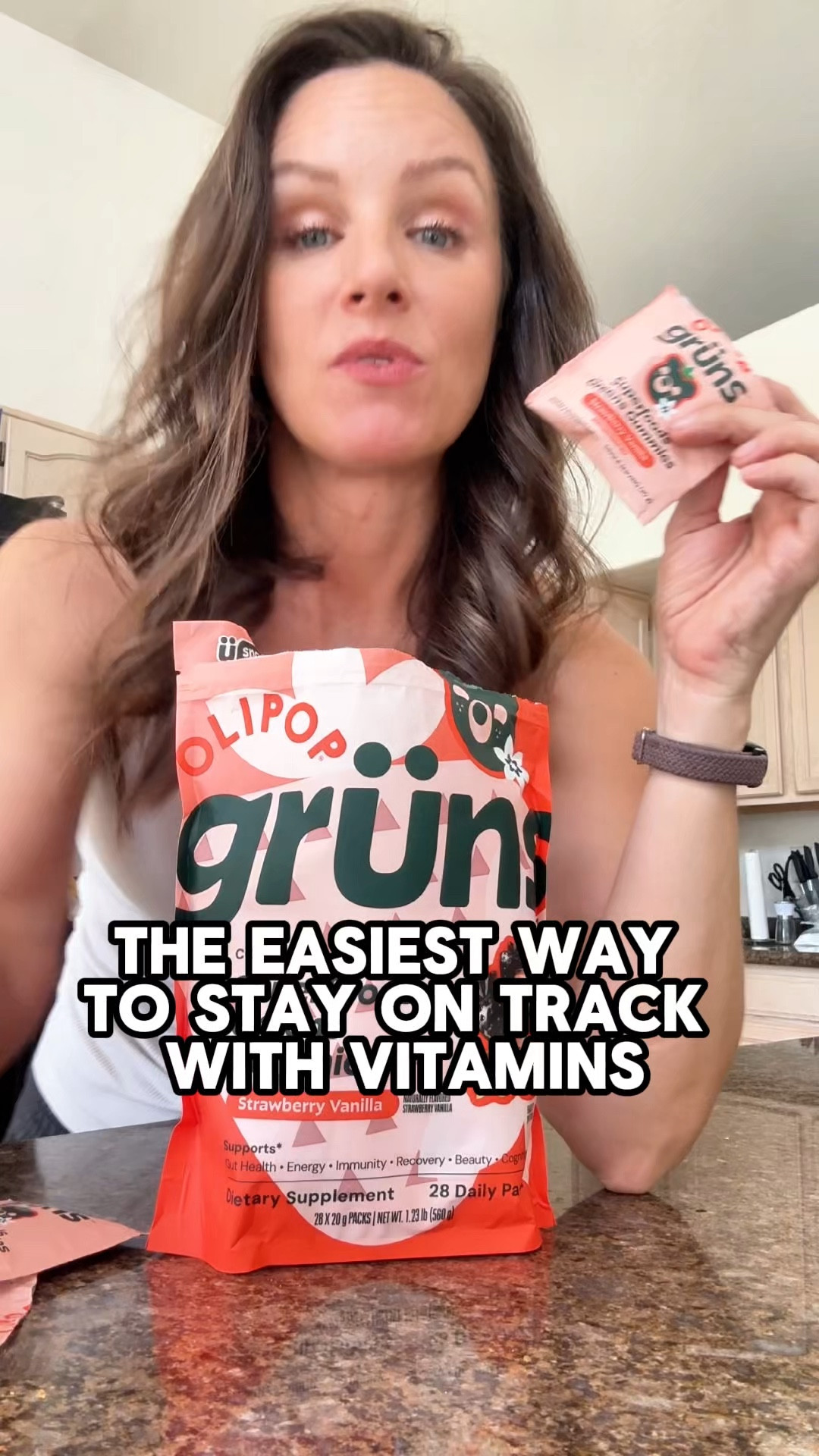 Grüns Daily Superfood Greens Daily Vitamin Gummies (Strawberry Vanilla) are such a convenient way to get in daily nutrients without dealing with powders. I like that the Grüns Daily Superfood Greens Daily Vitamin Gummies include vitamins, prebiotics, and greens in an easy gummy form, and the flavor makes it something I actually look forward to taking. It’s a simple way to support daily nutrition, especially on busy days.

#grunsdaily #vitamingummy #gummyvitamins #dailyvitamin

#LTKselfcare #LTKmorningroutine #LTKOver40