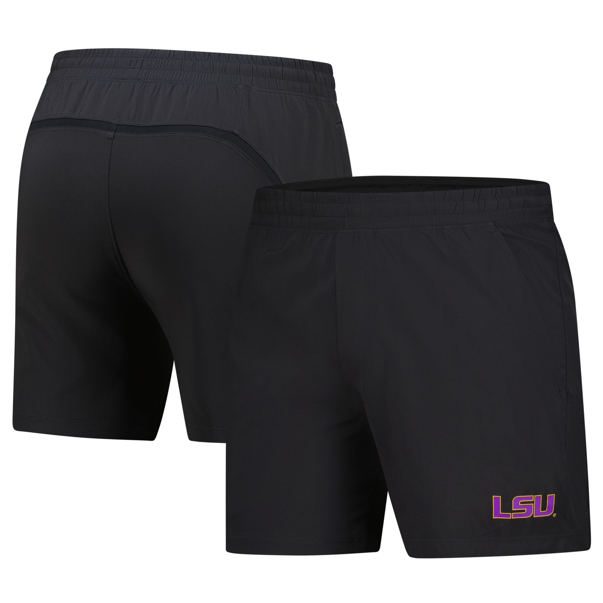 Men's lululemon Black LSU Tigers Pace Breaker Performance Shorts | Fanatics