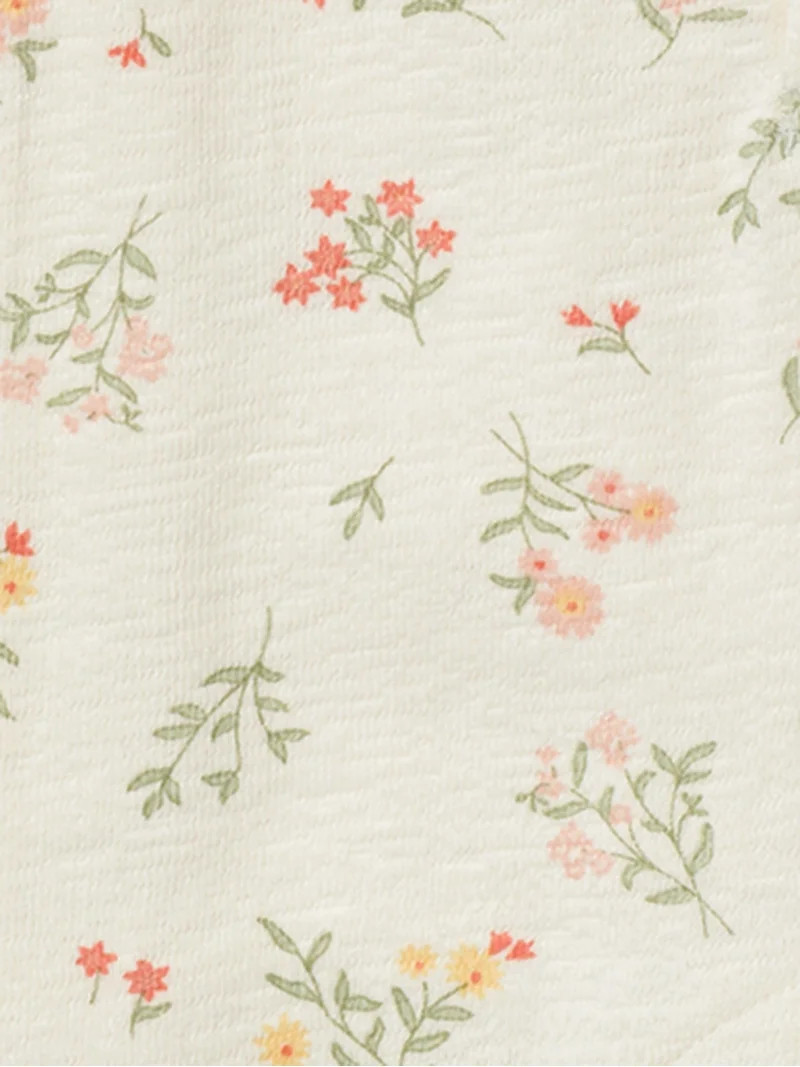 Modern Moments by Gerber Gender Neutral Short Sleeve Henley Romper, Sizes 0/3 Months - 24 Months | Walmart (US)