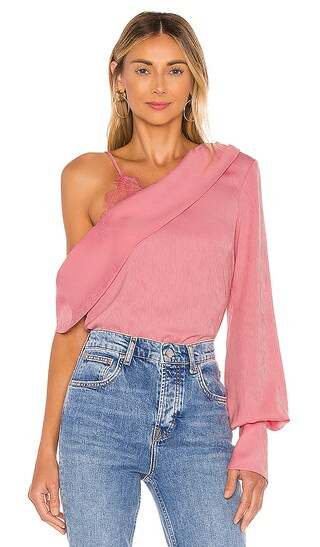 Bekah Blouse in Pink | Revolve Clothing (Global)