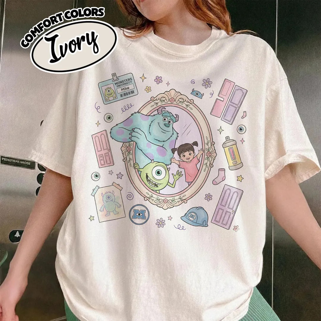 Comfort Color Disney Monsters Shirt Monsters Halloween Shirt Monsters University Shirt Pixar Mons... | Etsy (US)