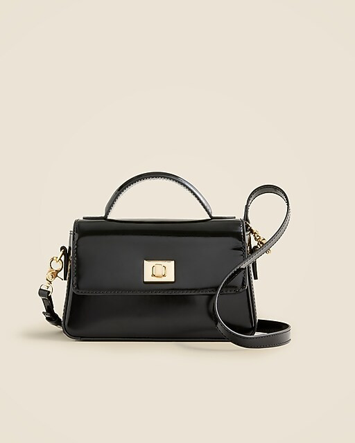 Small Edie top-handle bag in Italian leather | J. Crew US