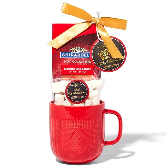 Ghirardelli Holiday Hot Chocolate Gift Set, Includes 1 Single-Serve Packet of Ghirardelli Double ... | Amazon (US)