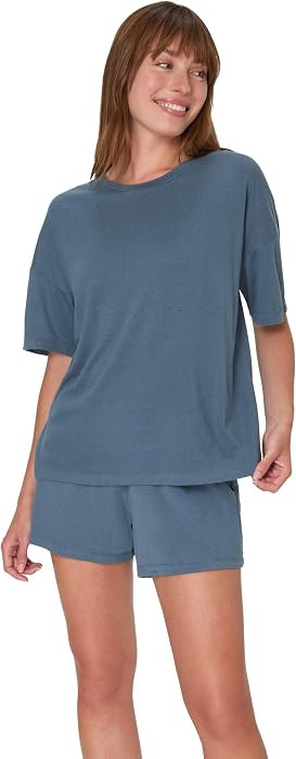 Hanes Women's Pajamas Set, Comfywear Pajamas for Women Set, Originals SupertSoft Loungewear, T-Sh... | Amazon (US)