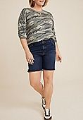 Plus Size m jeans by maurices™ Classic Mid Rise Mid Fit 8in Bermuda Short | Maurices