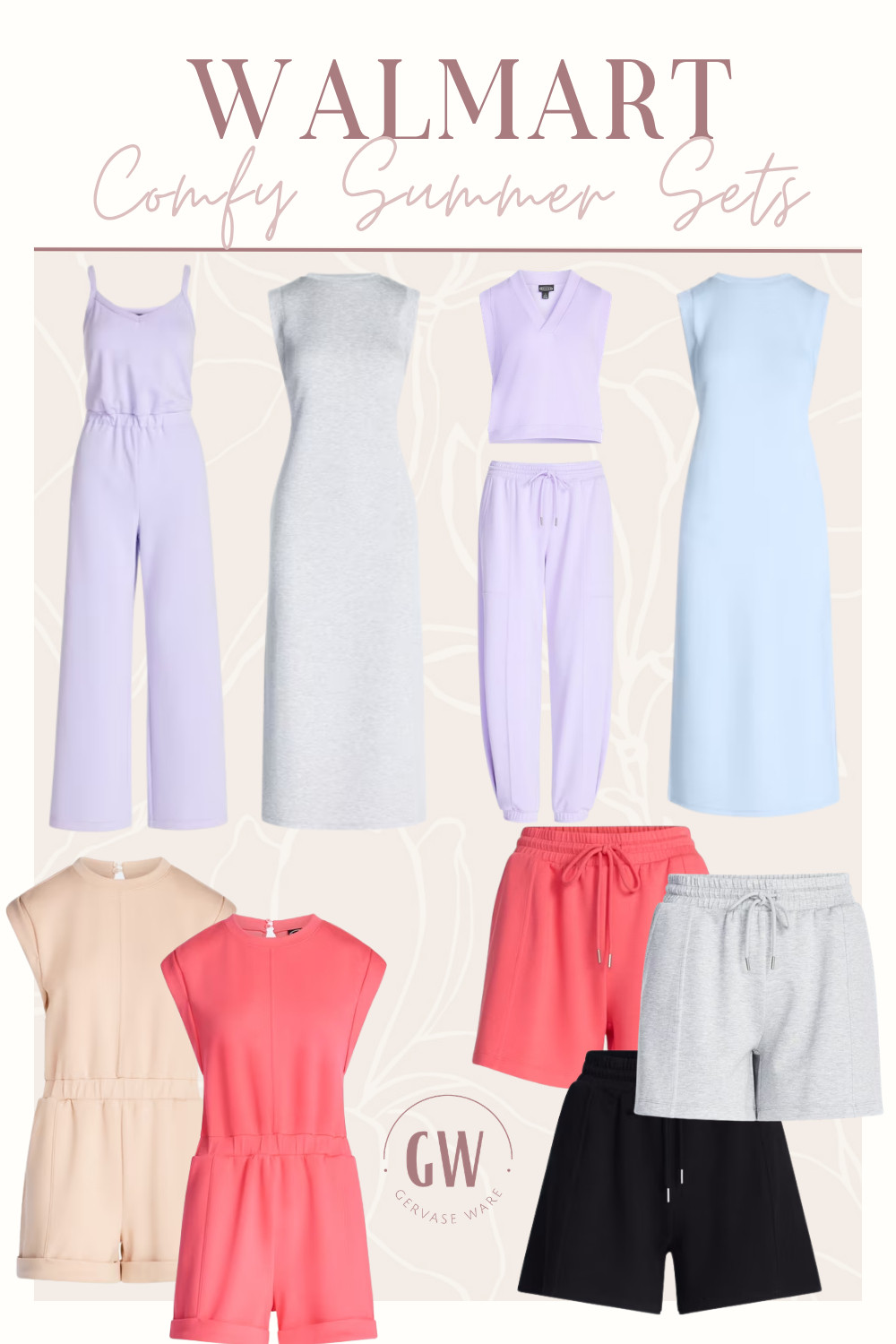 Walmart comfy summer sets ☀️✨ These are the kind of outfits you'll throw on once and never want to take off! 

 #LTKgrwm #LTKootd #LTKPetite