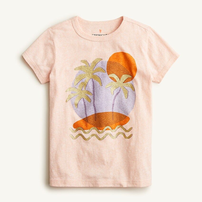 Kids' palm tree graphic T-shirt | J.Crew US