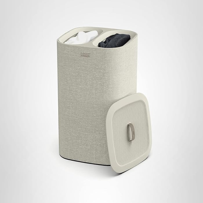 Joseph Joseph Tota 60 liter/15.8 gallon Laundry Hamper Separation Basket with lid, 2 Removable Wa... | Amazon (US)