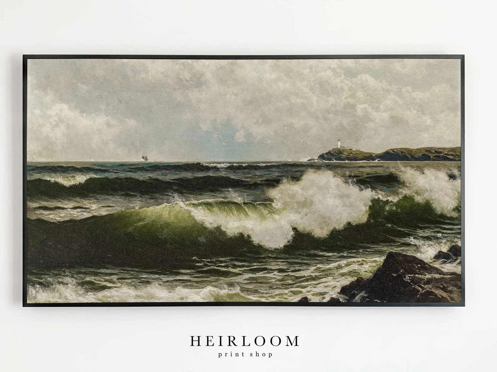 Samsung Frame TV Art | Ocean | Vintage | DIGITAL Art | Frame TV | Etsy (Global)