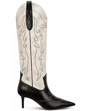 I.N.C. International Concepts Women's Hayleigh Mid-Heel Cowboy Boots, Created for Macys - Macy's | Macy's