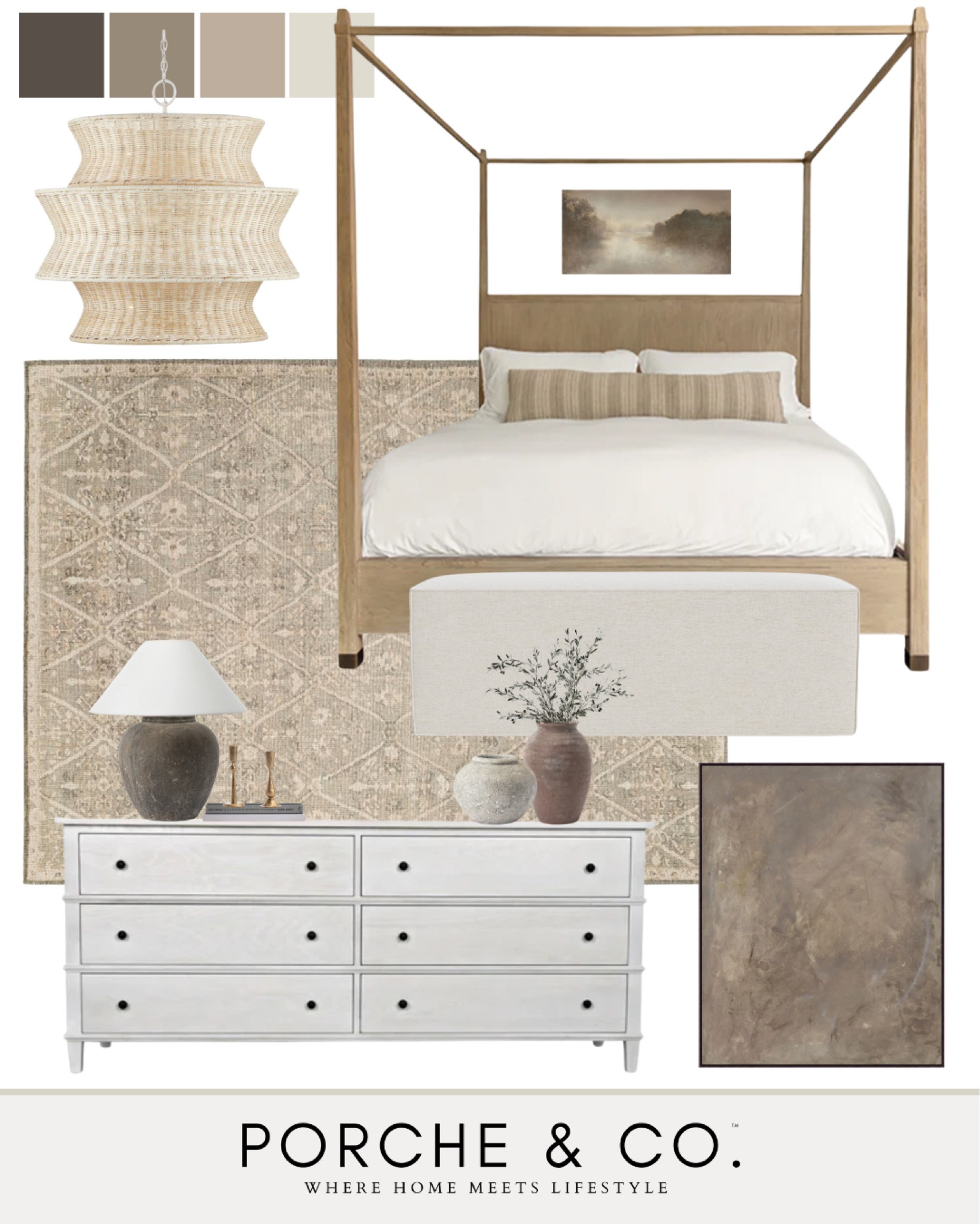 Bedroom inspo, bedroom mood board, bedroom design ideas, canopy bed, neutral bedroom 

#LTKsalealert #LTKhome #LTKstyletip