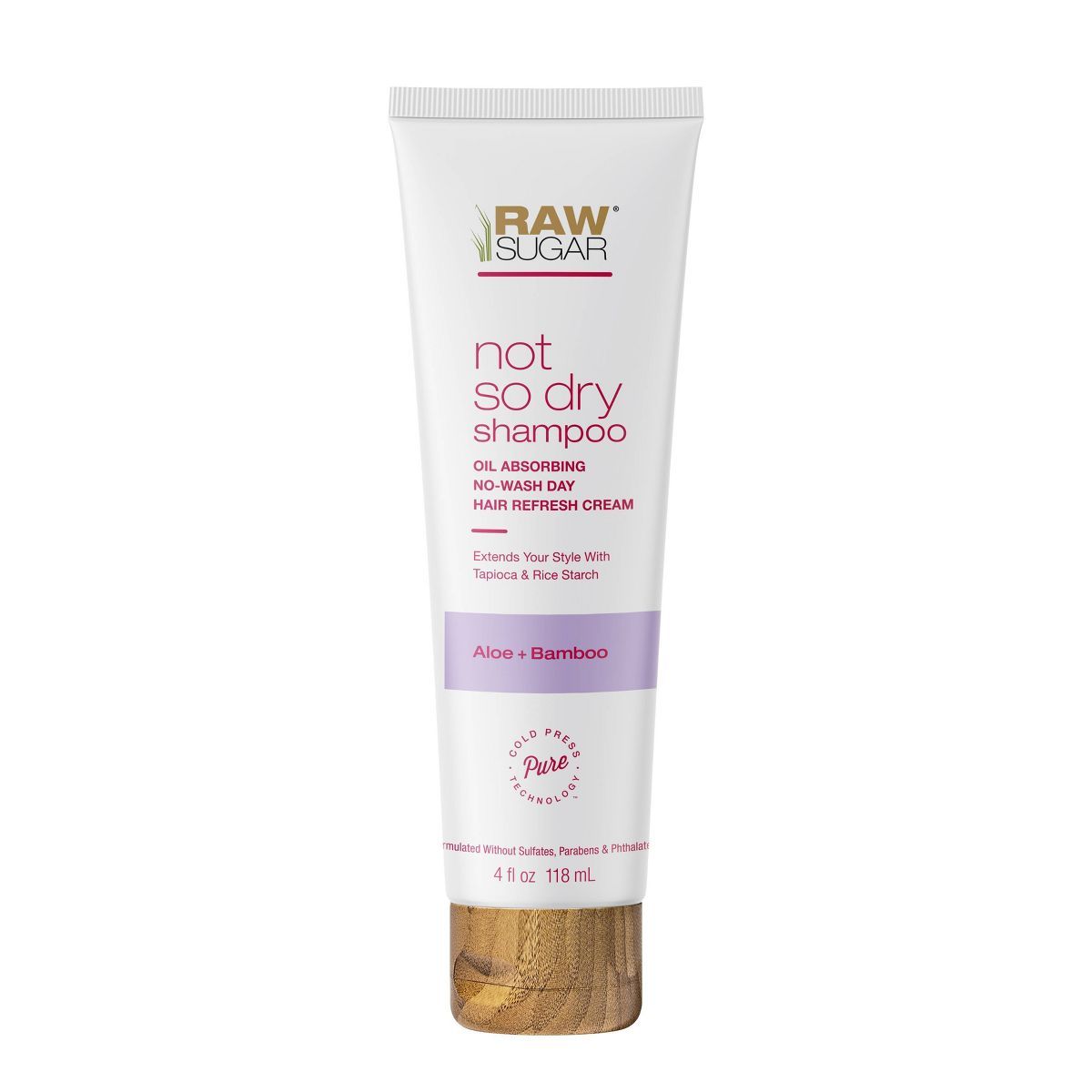 Raw Sugar Not So Dry Shampoo Aloe + Bamboo Hair Treatment - 4 fl oz | Target